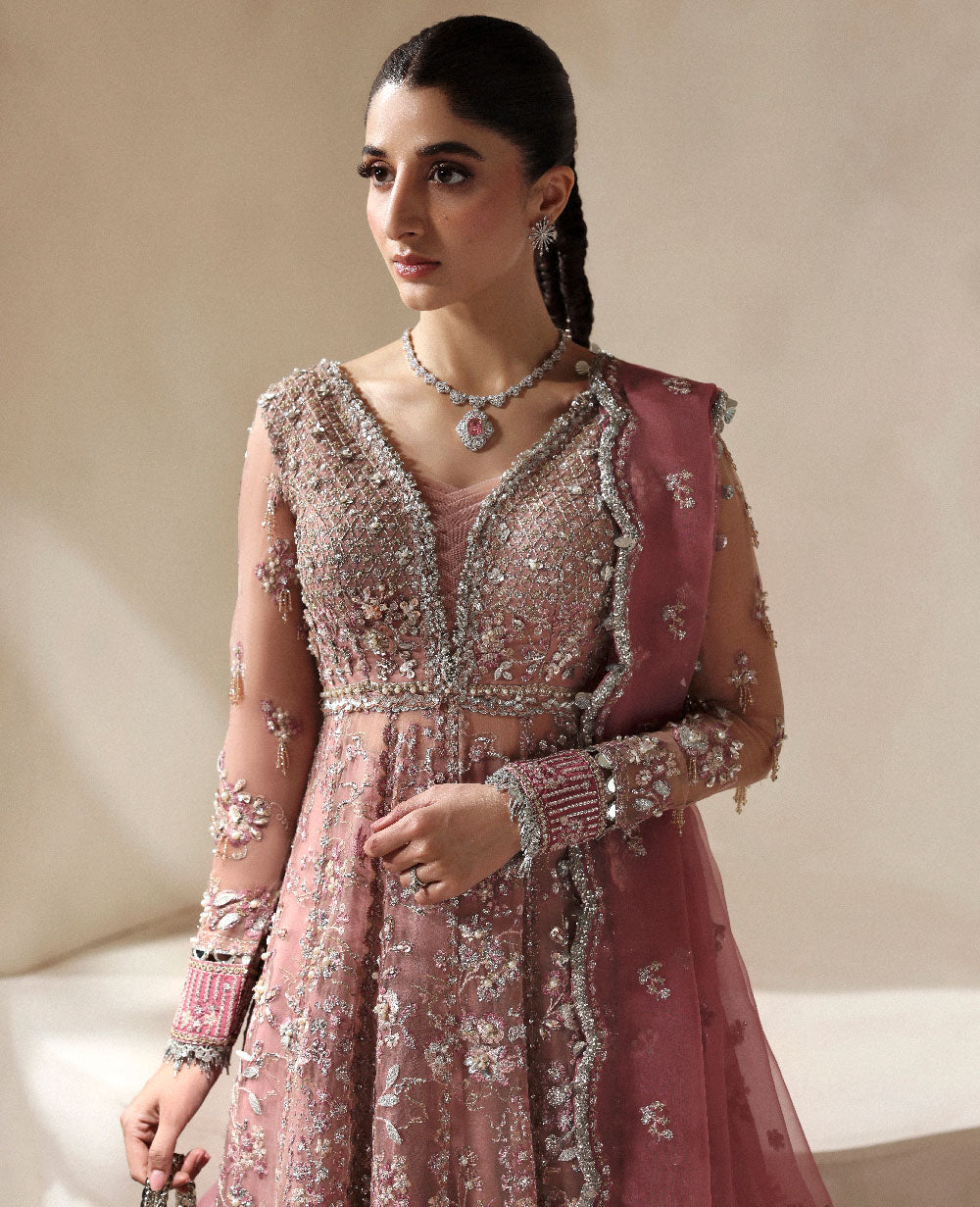Republic Womenswear Juliane Style – Dusty Peach Pishwas