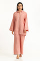 Ripple Crinkle Embroidered Co-Ord Set