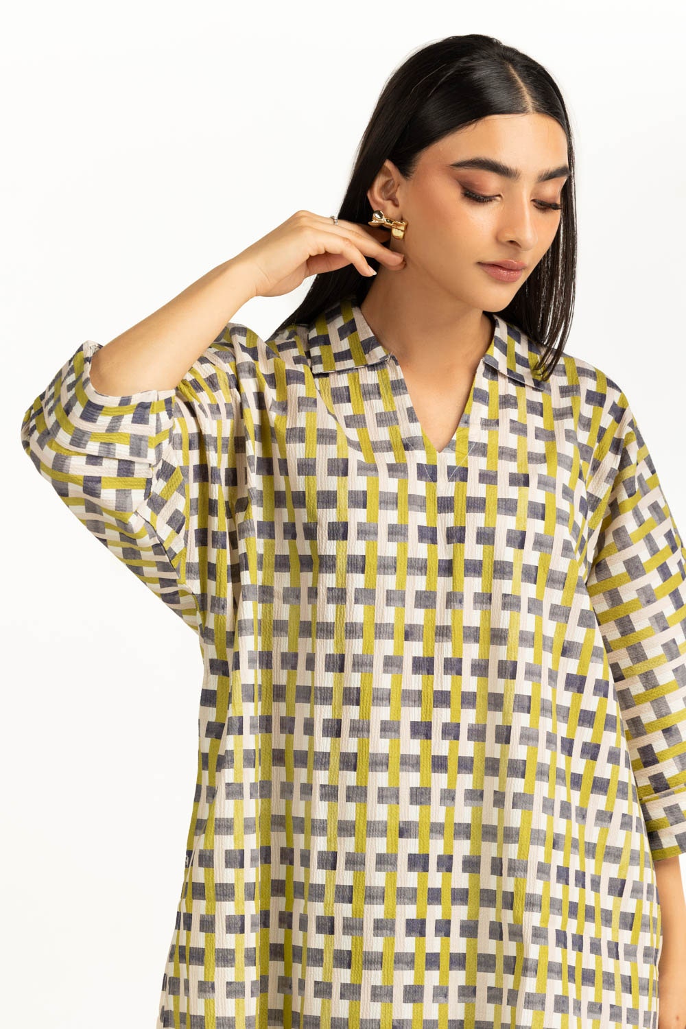 Ripple Crinkle Printed Co-Ord Set