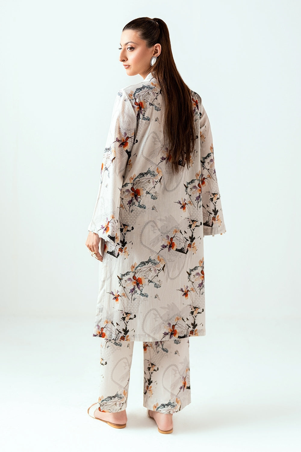 Ripple Crinkle Printed Co-Ord Set