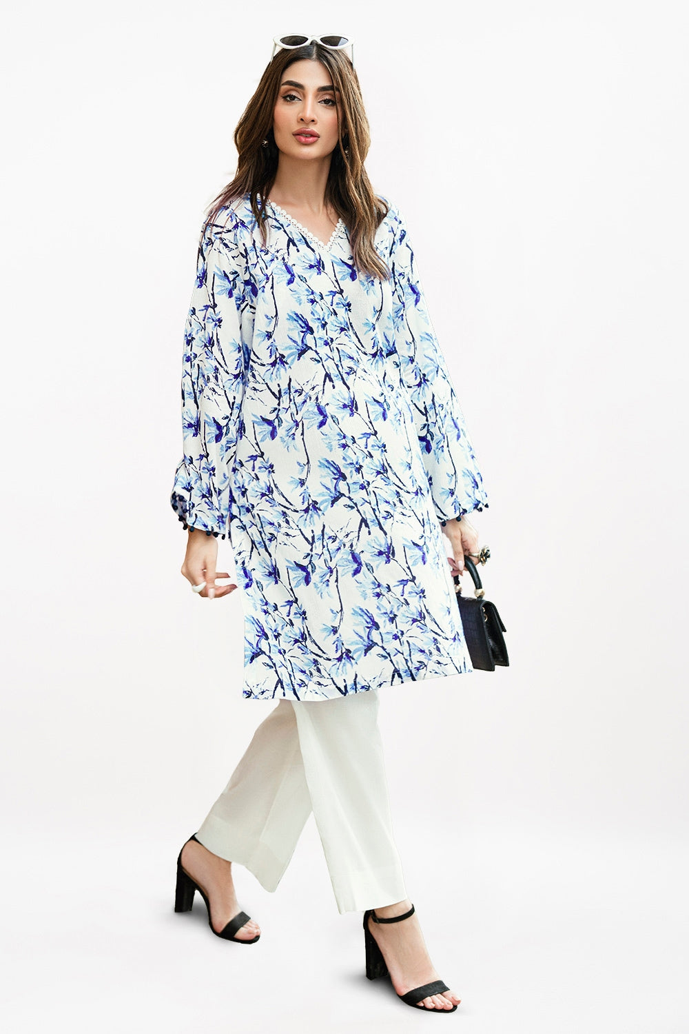 Ripple Crinkle Printed Co-Ord Set