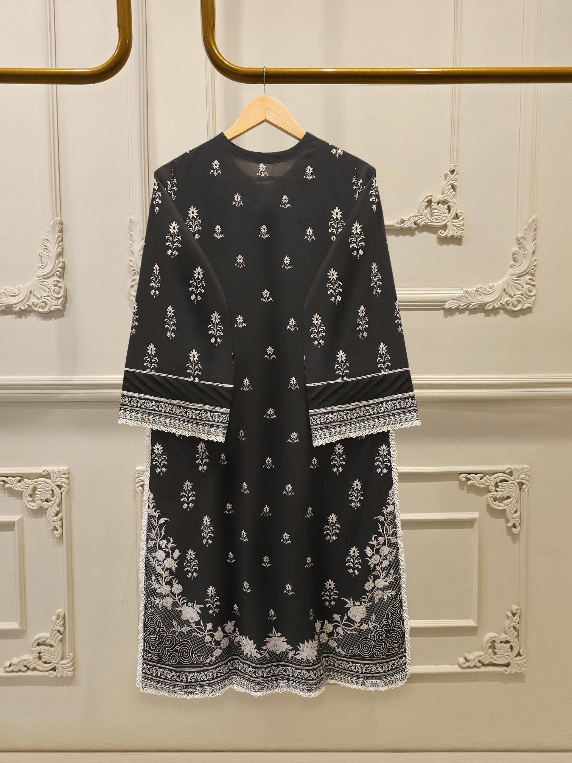2-Piece Digital Printed Cambric Suit S114745