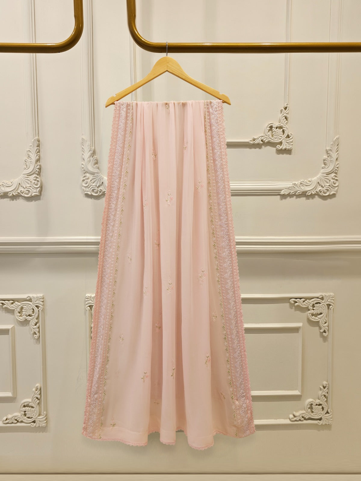 2 Piece - Embroidered Cambric Suit S114091