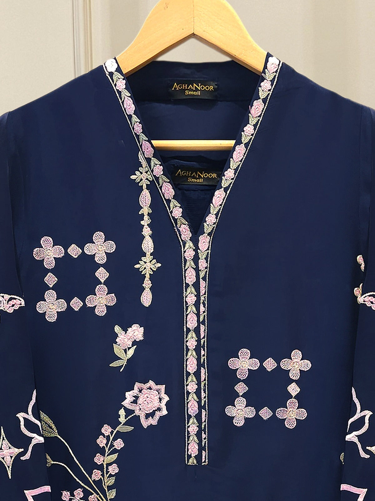 2 Piece- Pure Sheesha Silk Embroidered Suit S115147