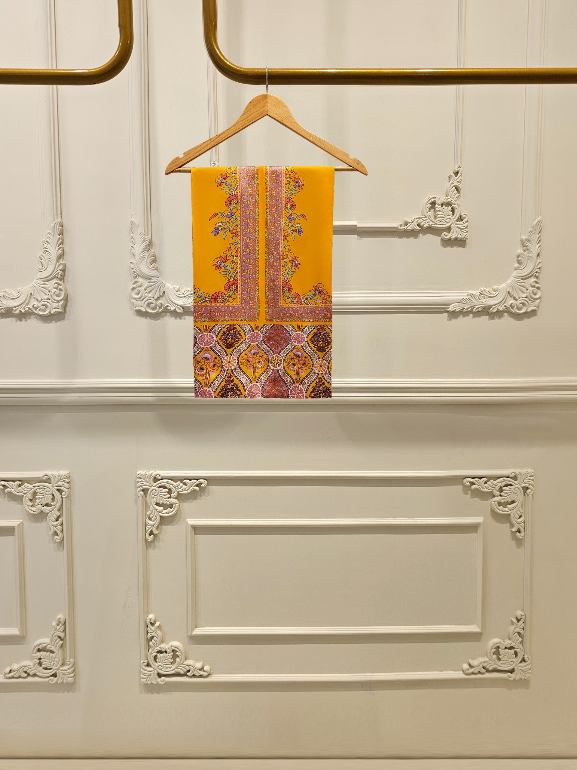 2 Piece- Printed Silk Co-ord Set S111760