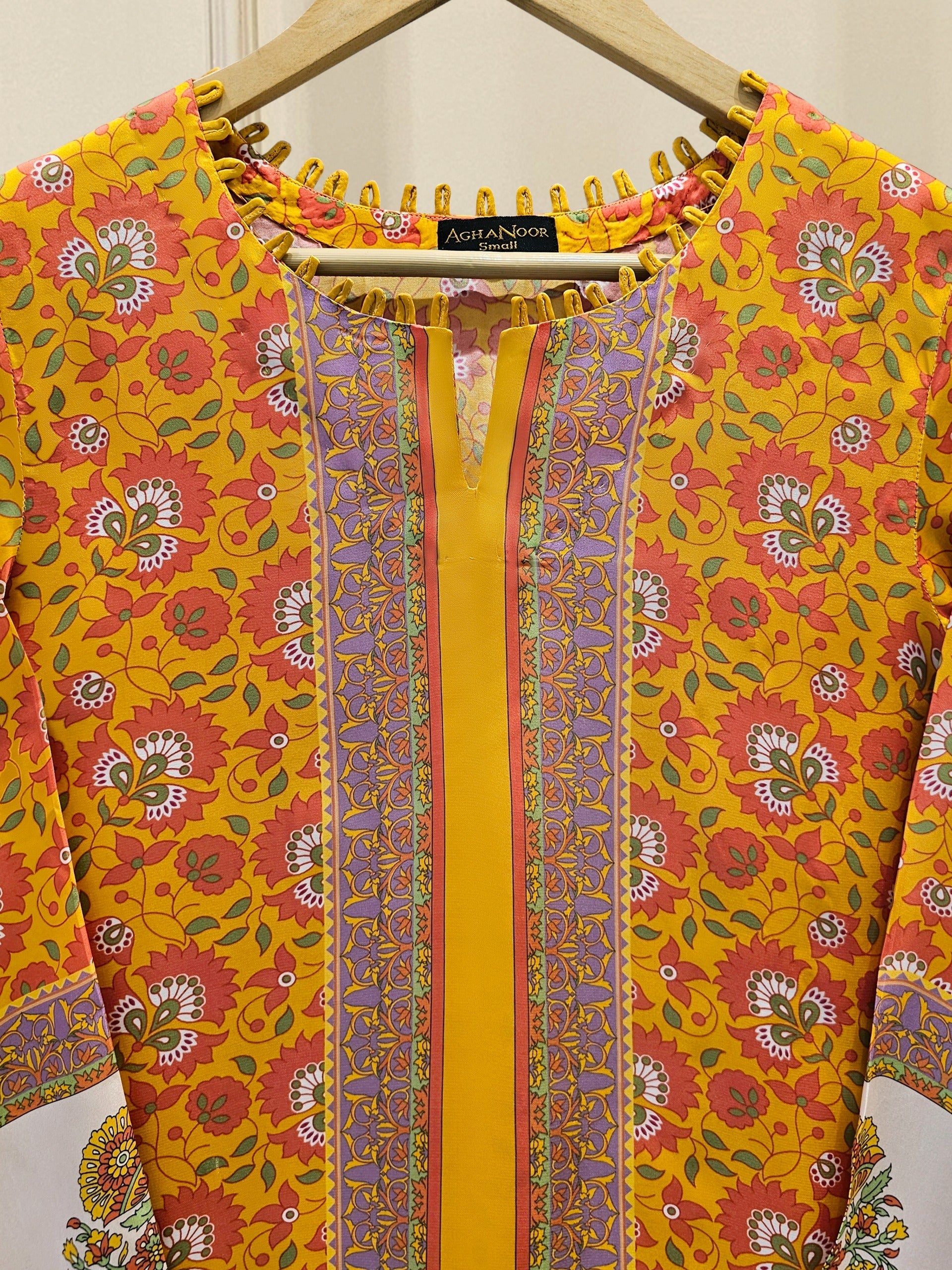 2 Piece- Printed Silk Co-ord Set S111760