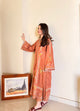 Rust Embroidered CO-ORD Set