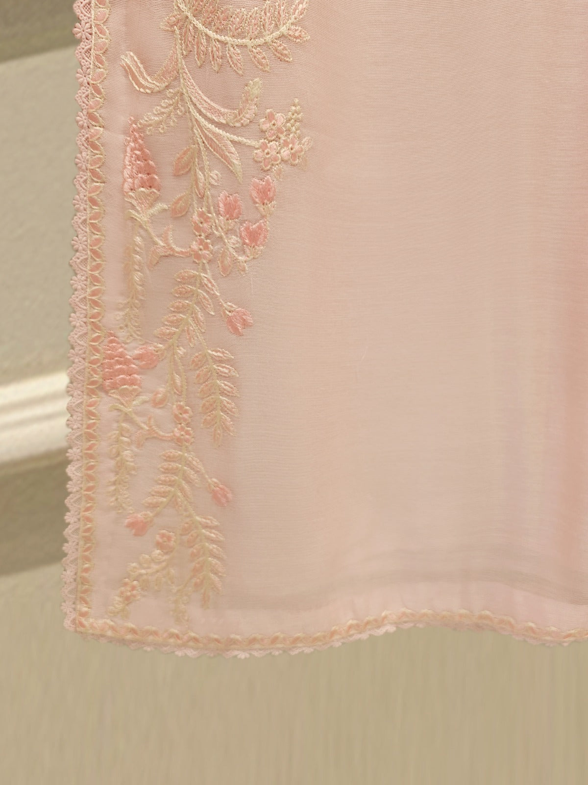 3 Piece - Pure Embroidered Cotton Net Suit S113800