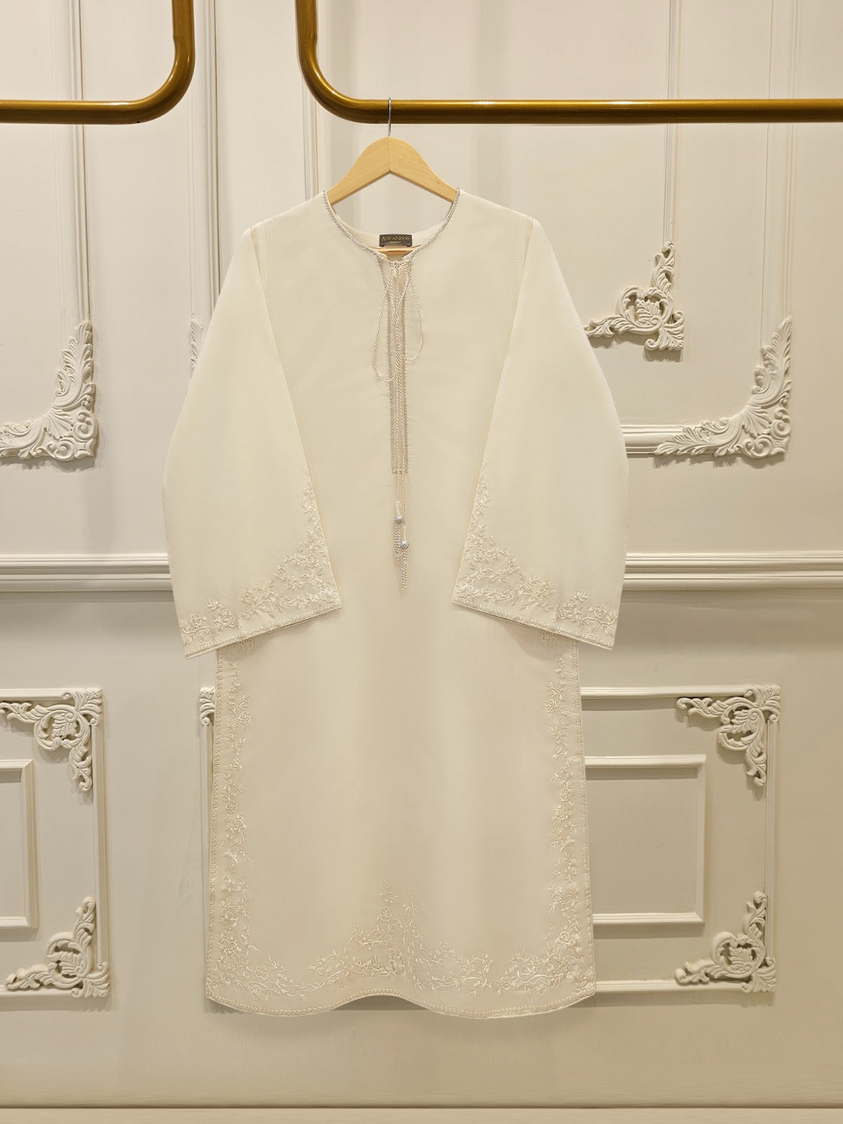 2 Piece - Pure Khaddi Silk Embroidered Suit S114616
