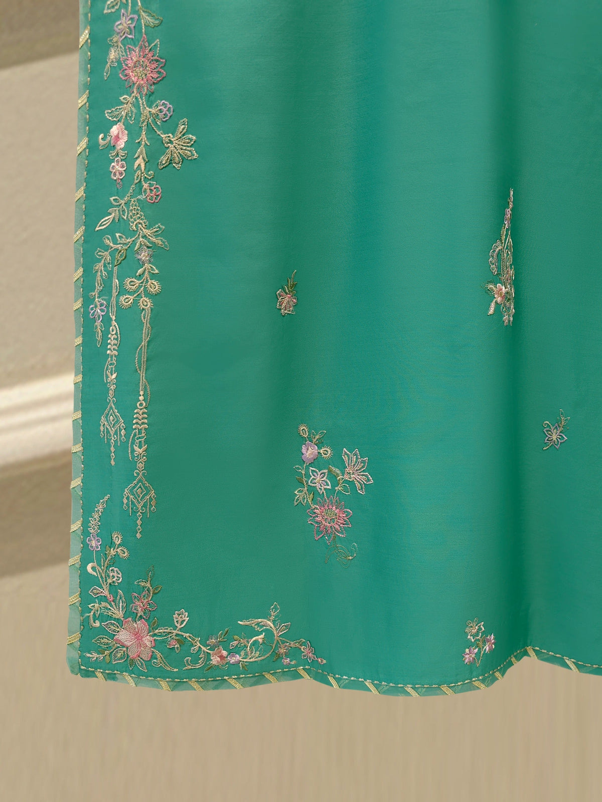 2 Piece - Pure Khaddi Silk Embroidered Suit S114094