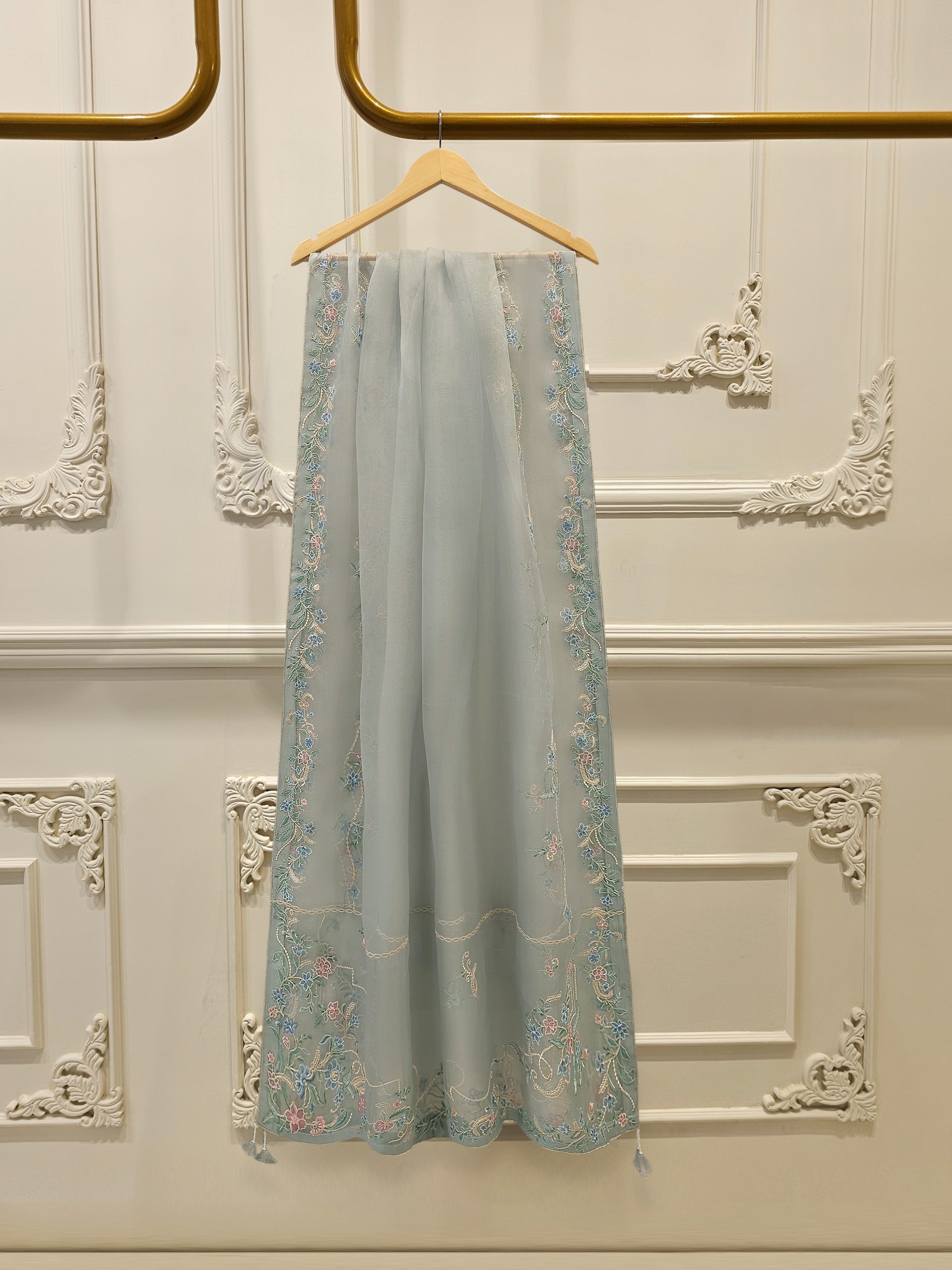 3 Piece - Pure Khaddi Silk Embroidered S114390