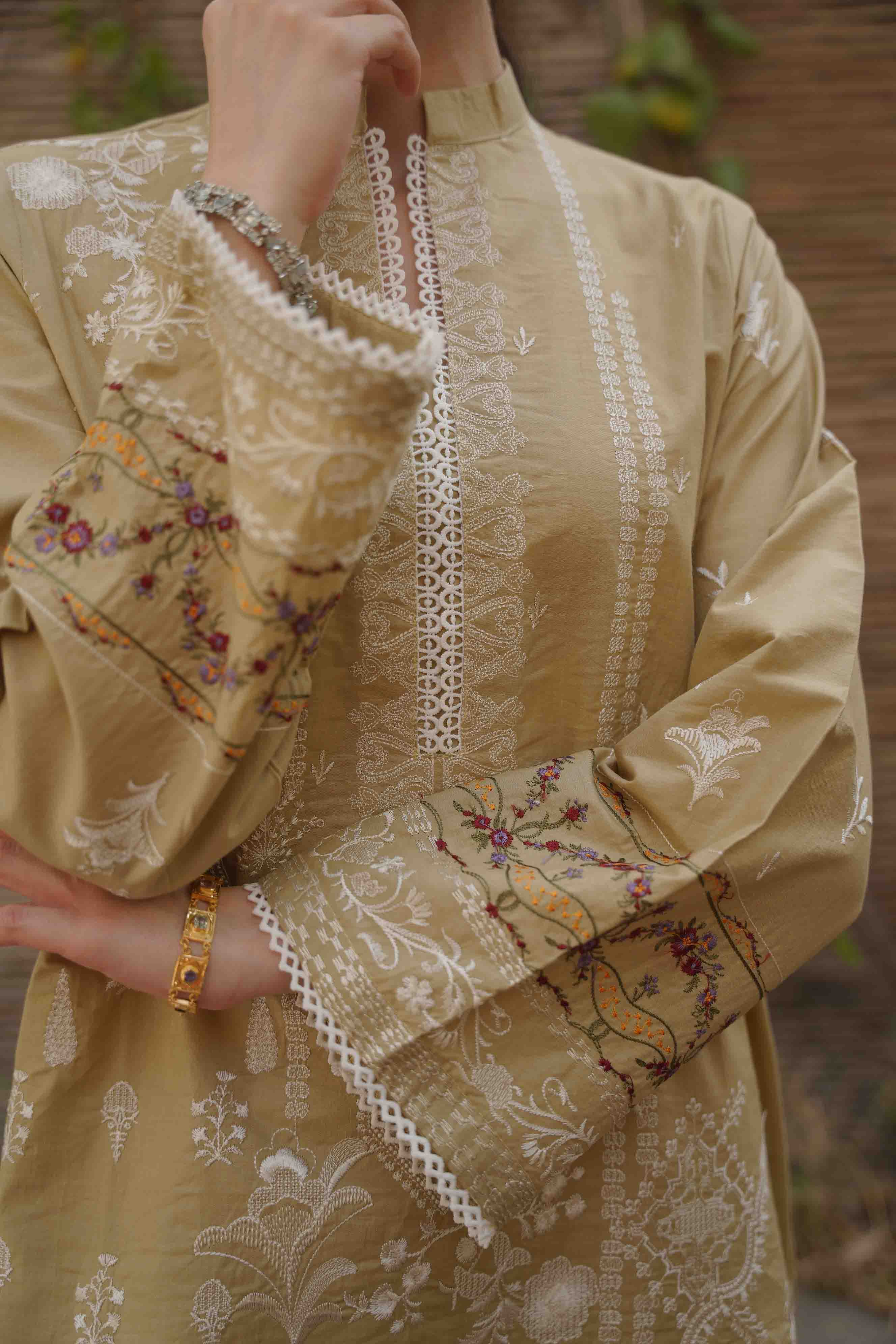 Hollyhocks + Nicotiana kurtas ( Bundle deal )