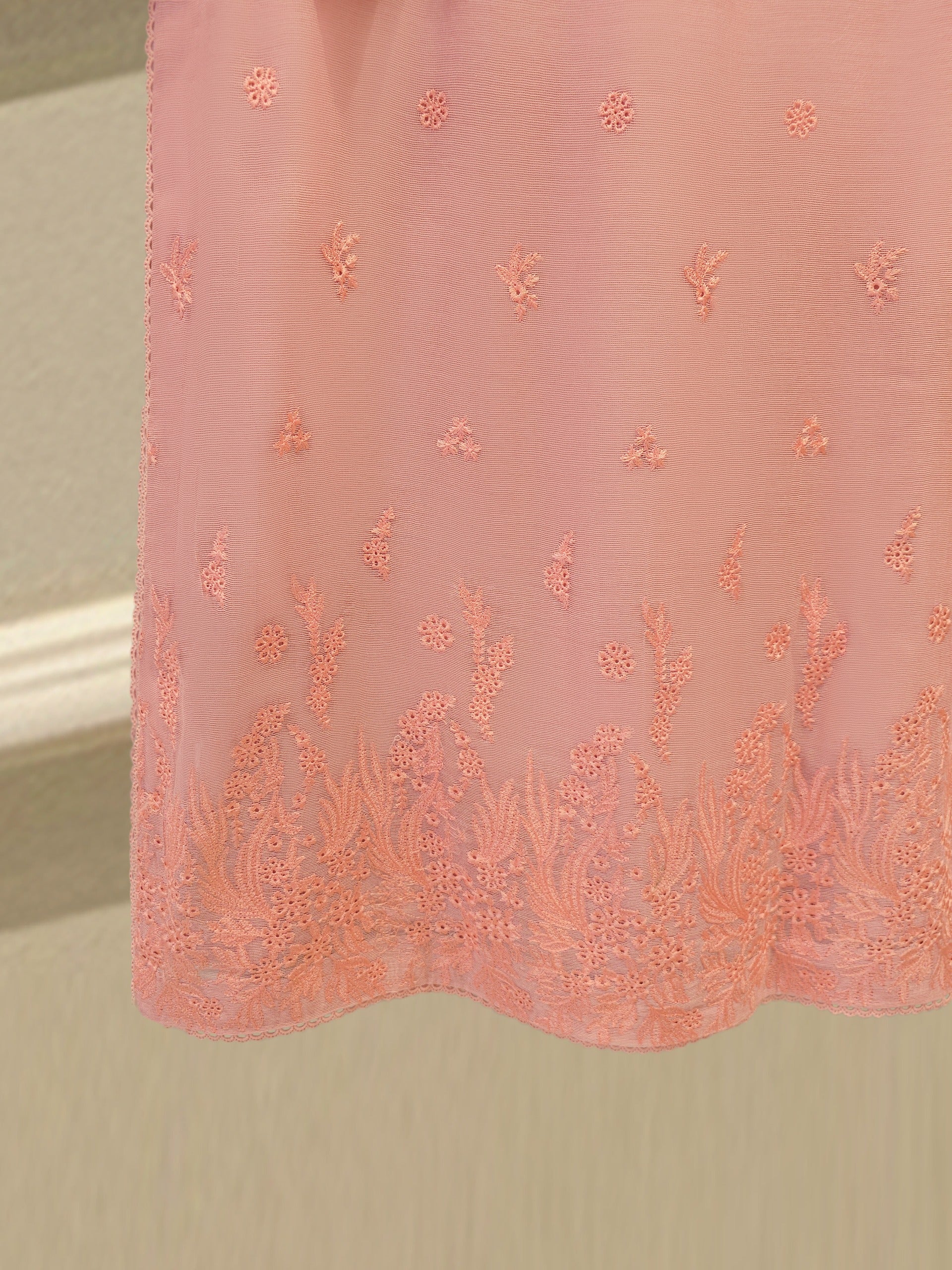 3 Piece - Pure Embroidered Cotton Net Suit S114041