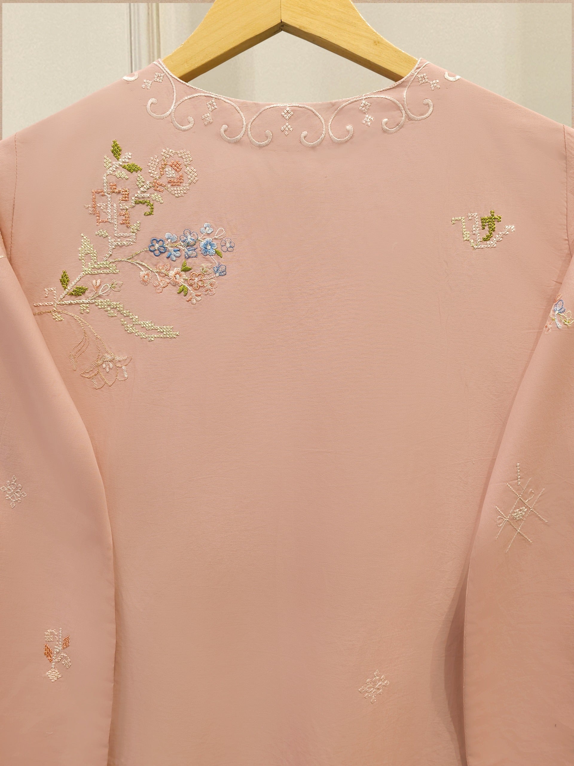 3 Piece Embellished Organza Suit