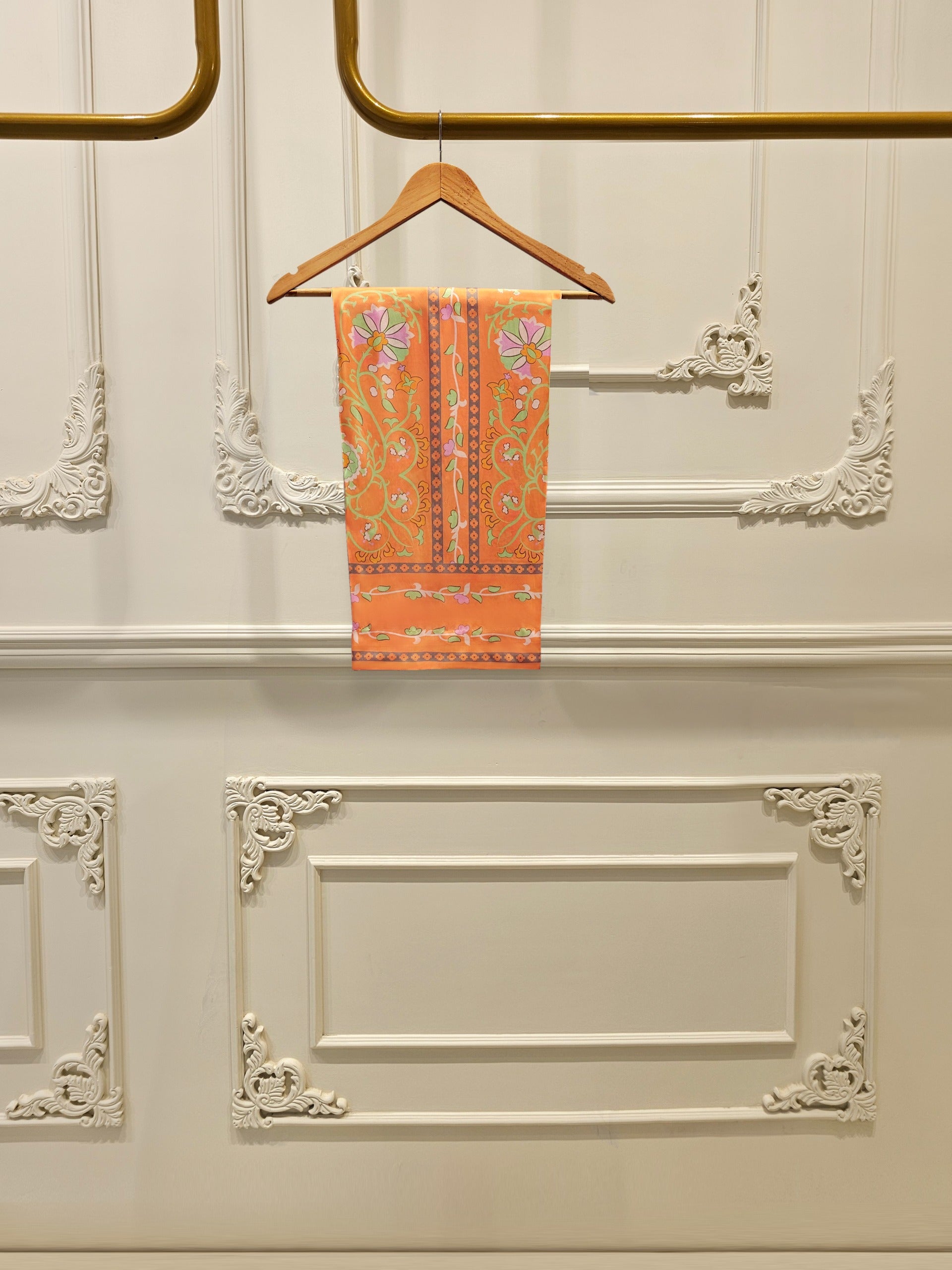 2 Piece- Printed Silk Co-ord Set S111746