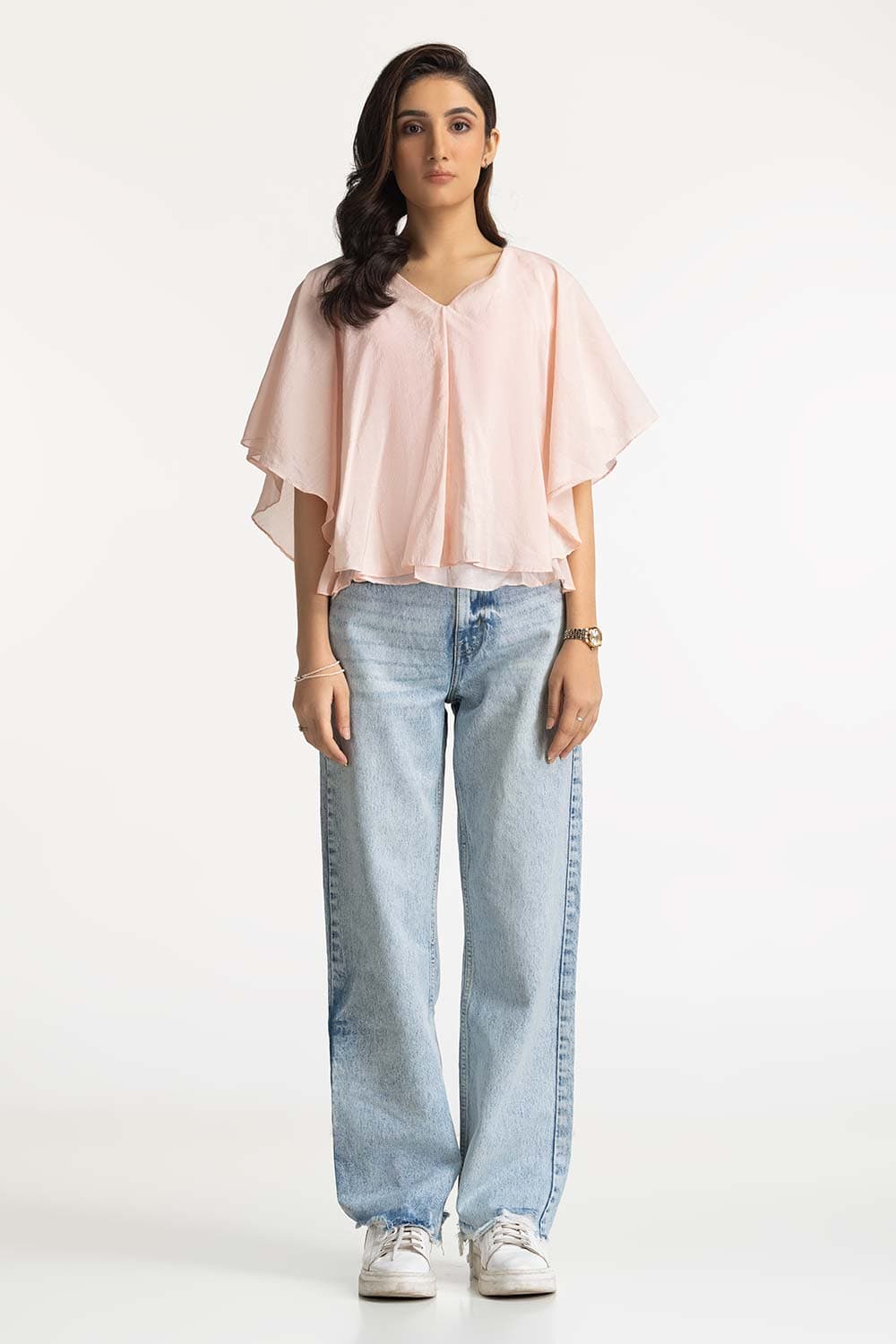 Ruffled Layered Blouse