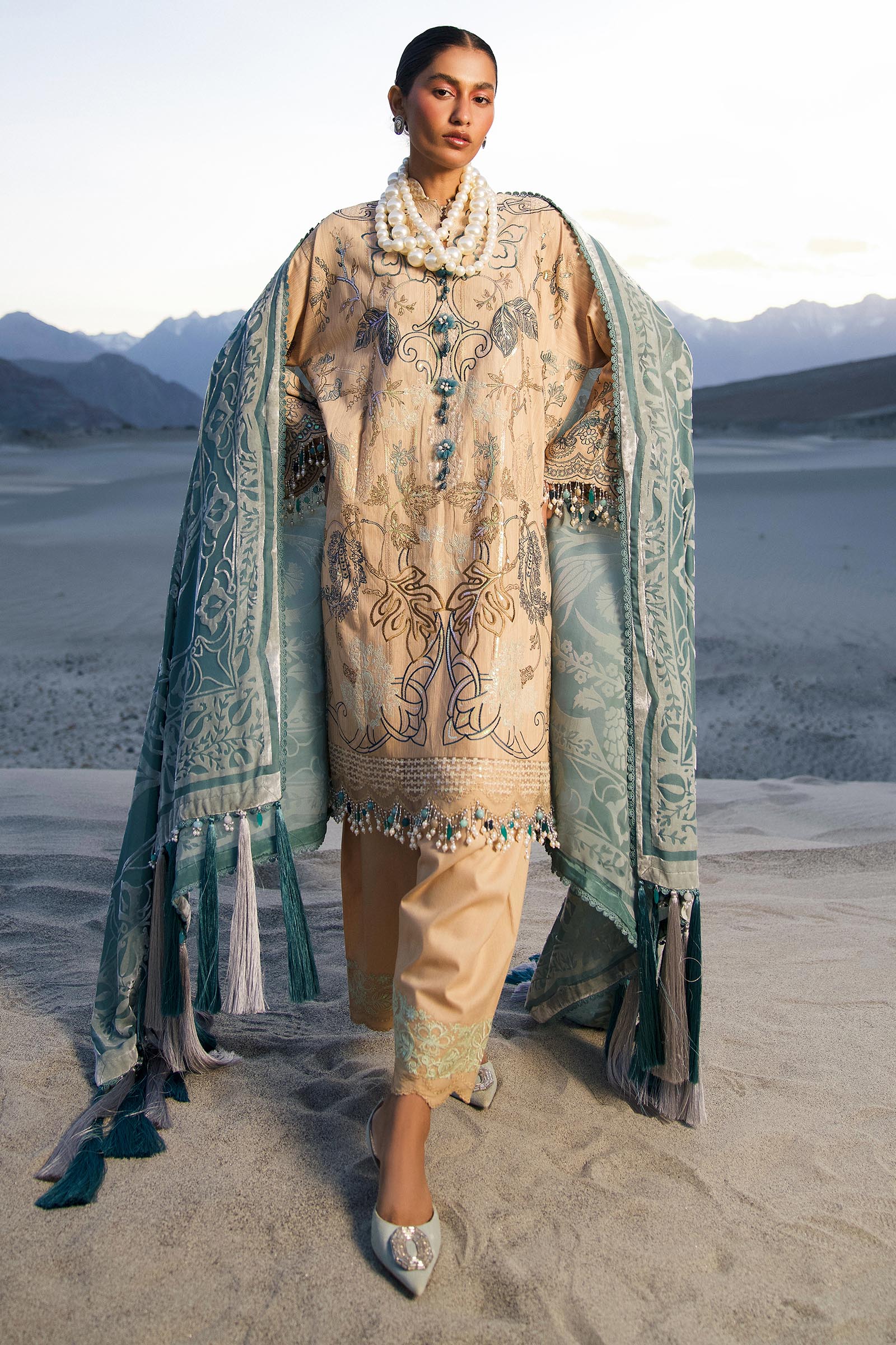 Unstitched Slub 3 Piece Suit