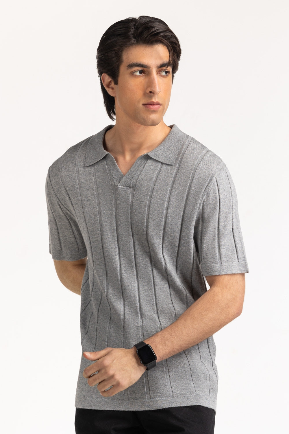 Sweater Knit Polo