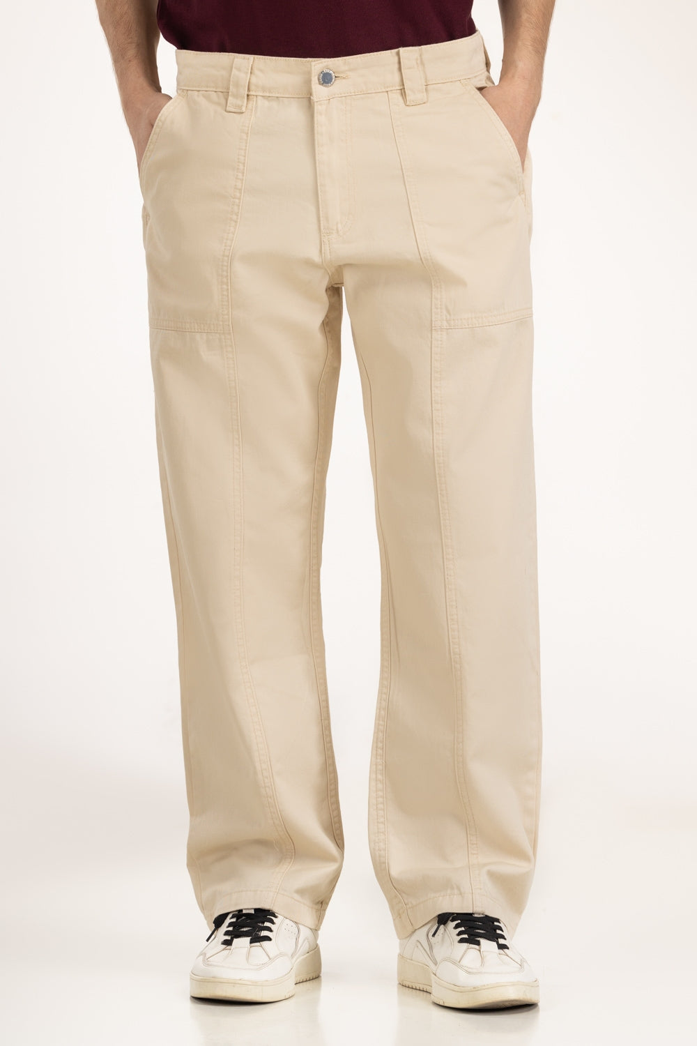 Straight Fit Trousers