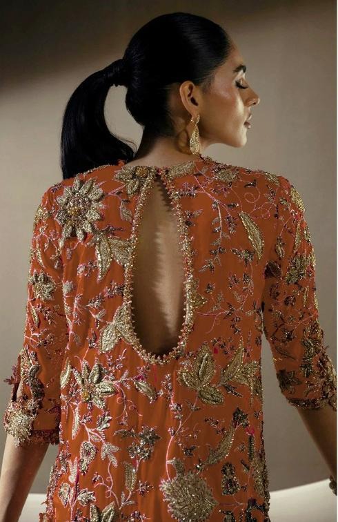 Sana Safinaz – Orange Zest Glam Style