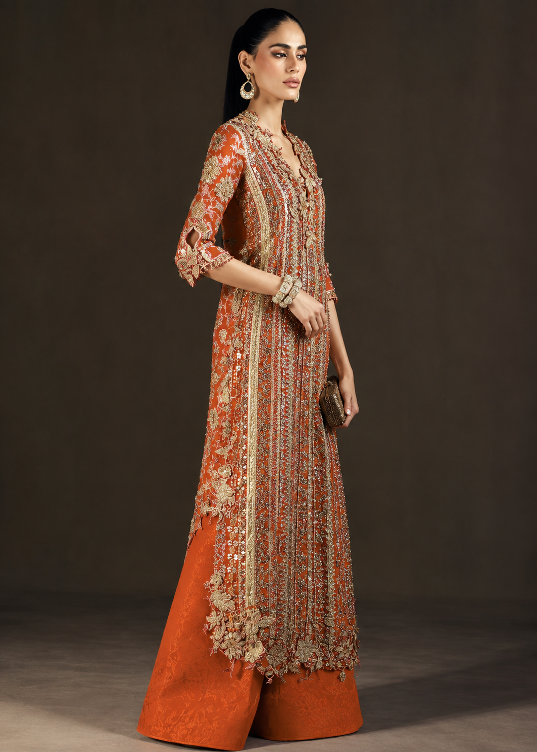 Sana Safinaz – Orange Zest Glam Style