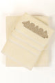 Cream Combed Embroidered towel 25