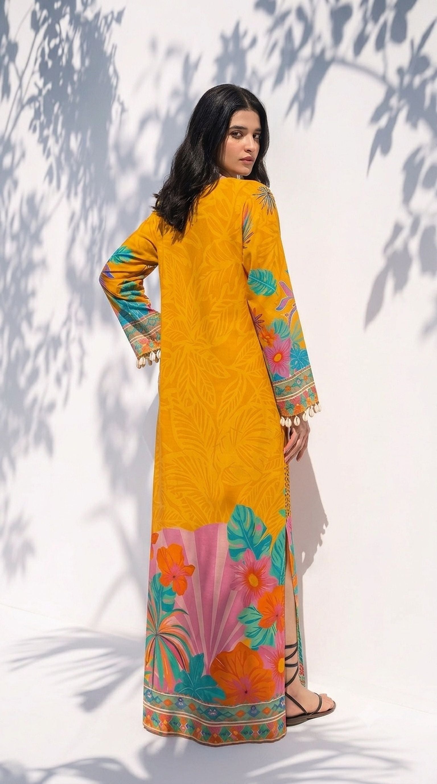 Sol Printed Kaftan