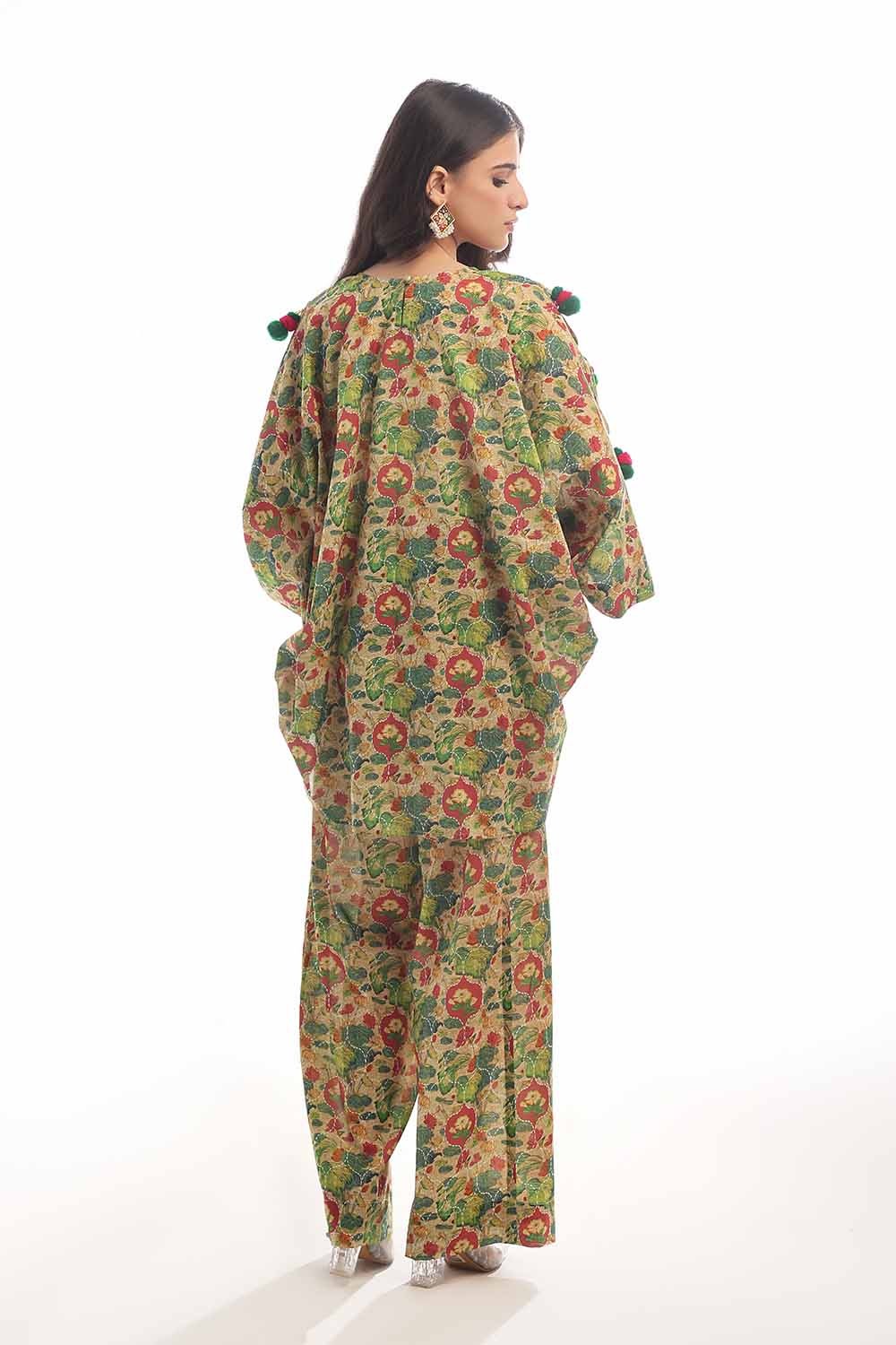 1 Piece Unstitched Printed Lawn Shirt