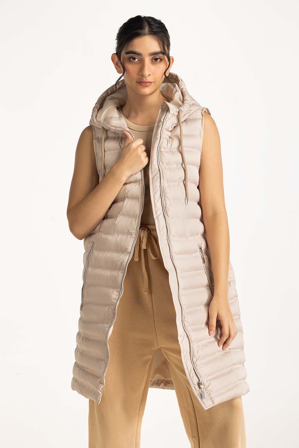 Sleeveless Puffer Jacket