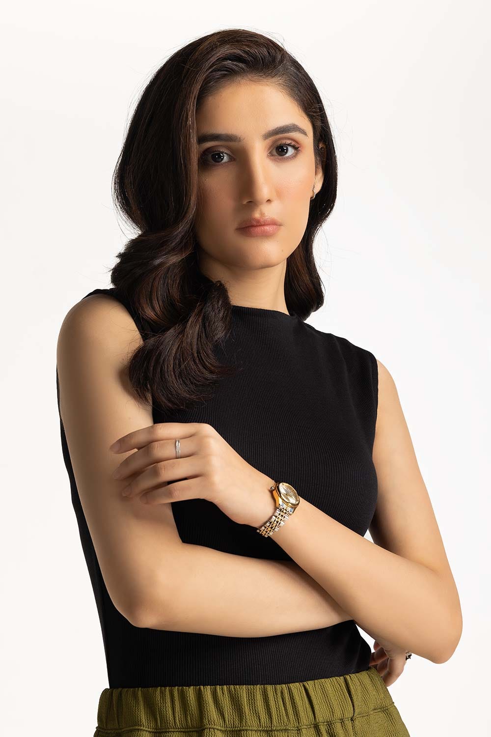 Sleeveless Ribbed Top