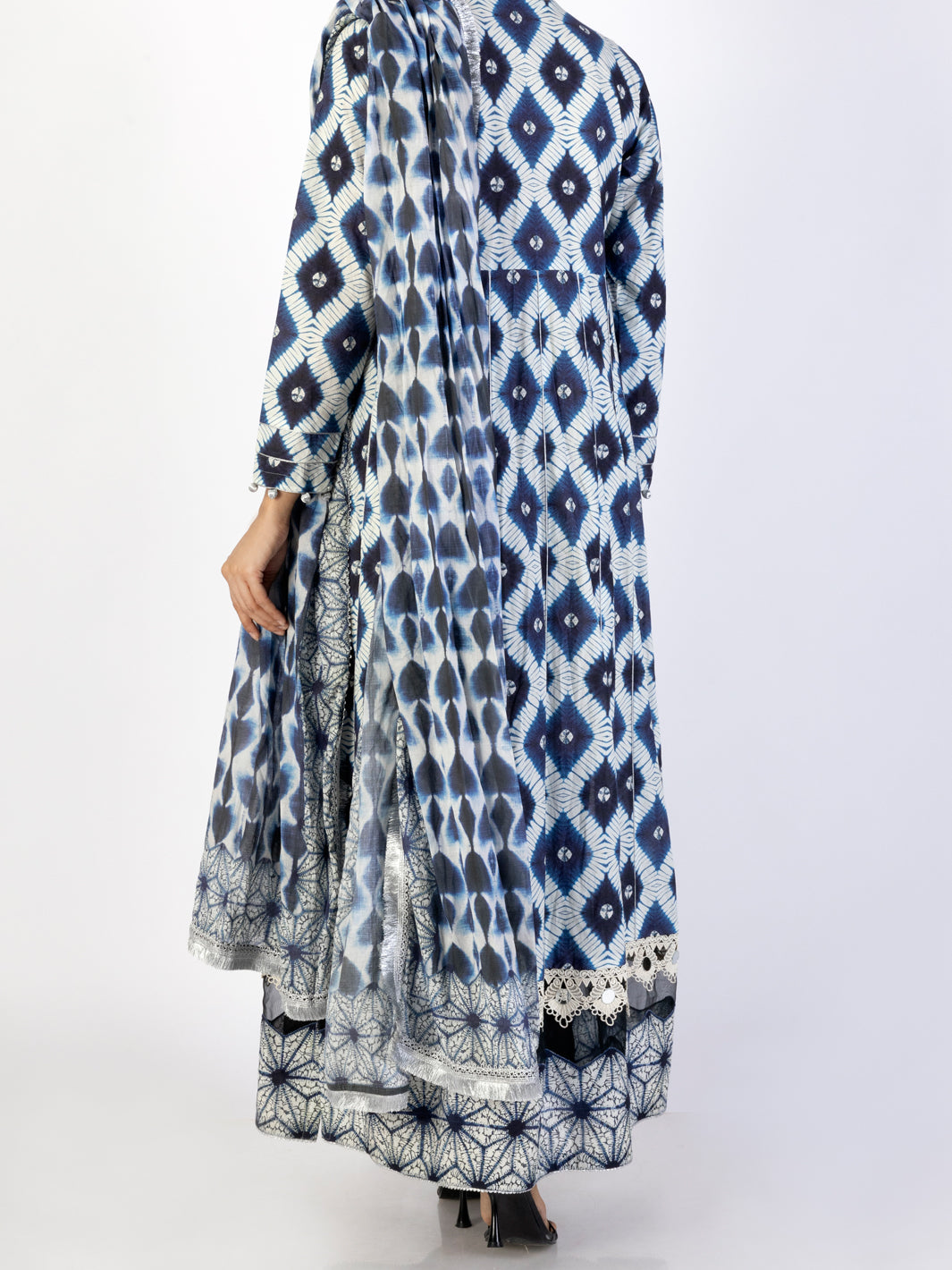 Blue Lawn 2 Piece Unstitched - ALP-2PS-SLKD-UN-2253