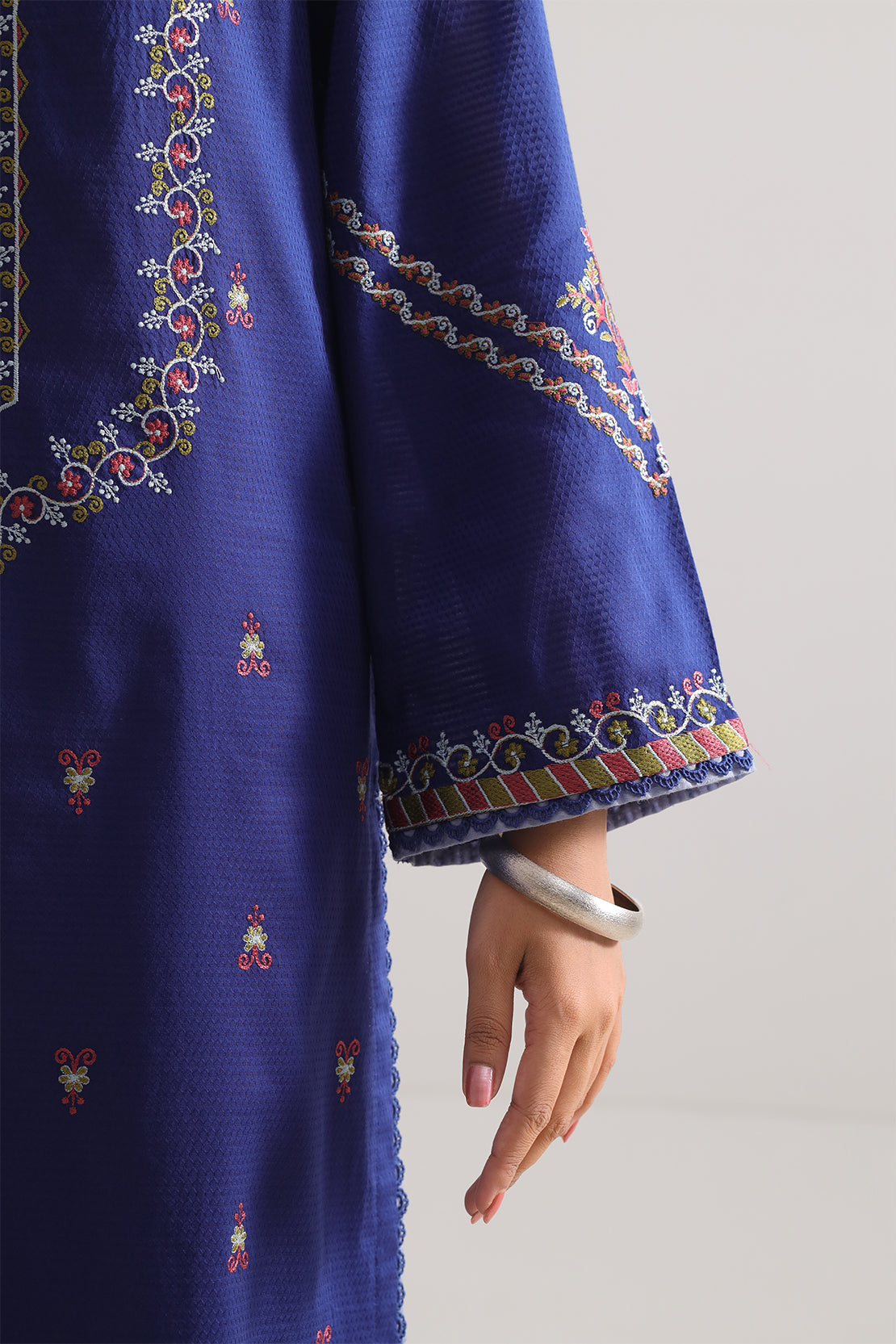 Luxury Pret Embroidered Cotton Jacquard Stitched 3 Piece108420