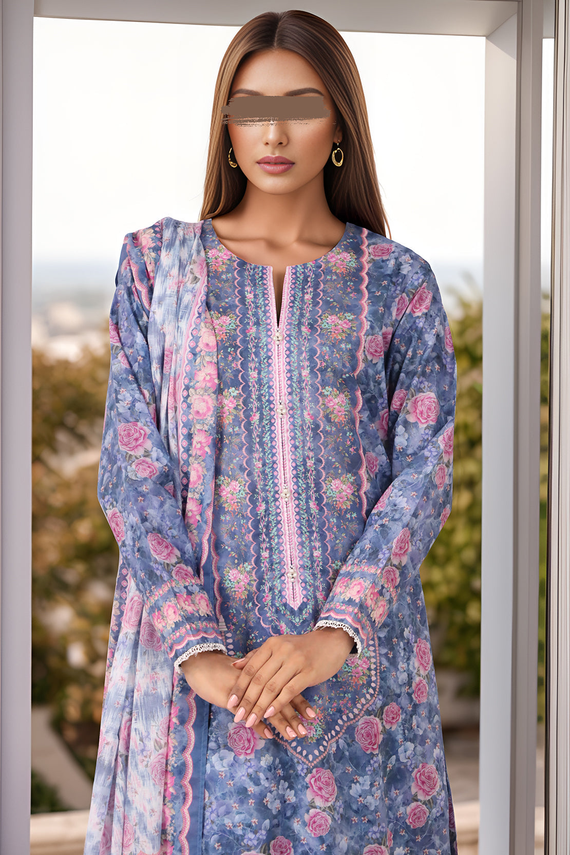 Printed Lawn Stitched Shirt62842