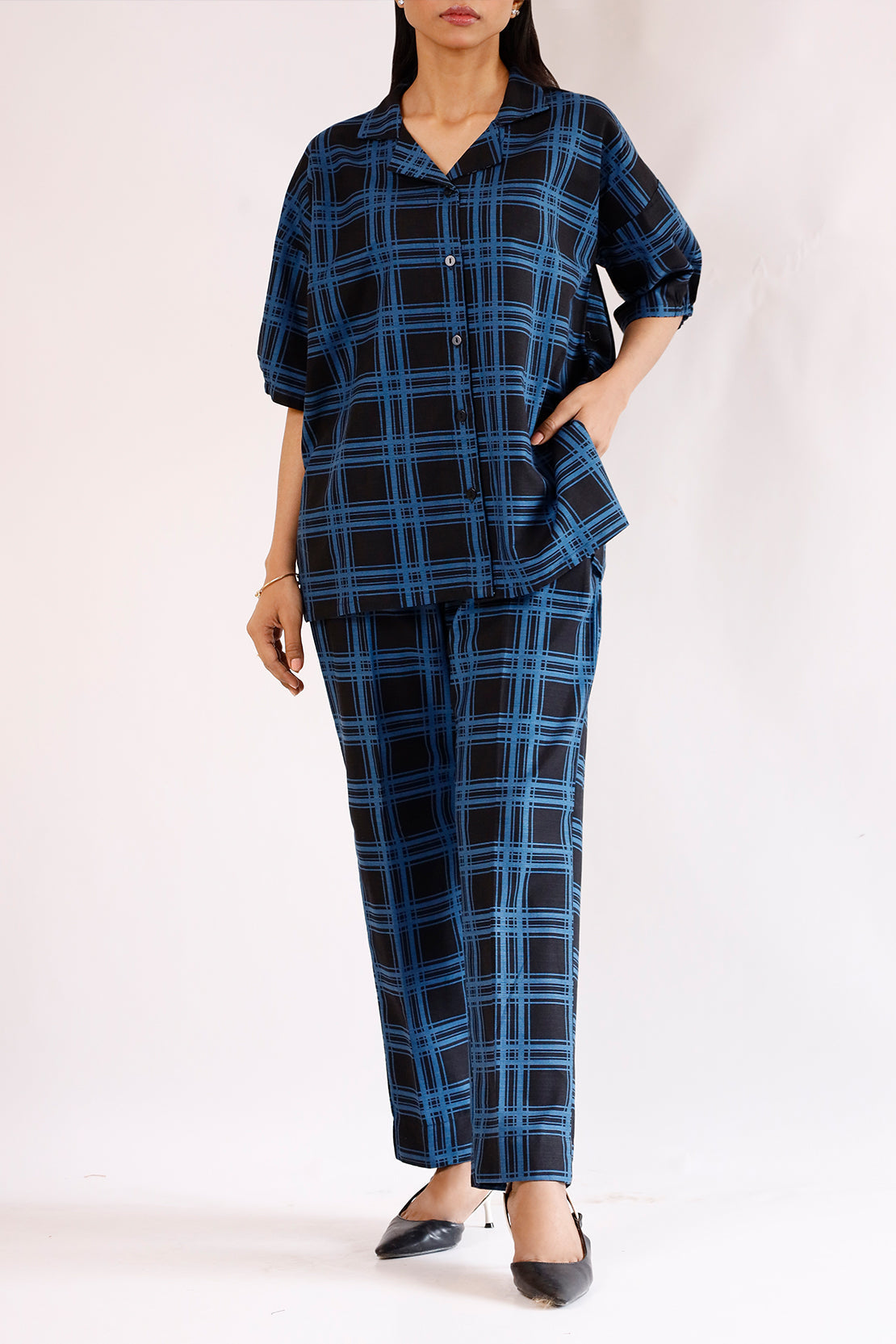 Printed Khaddar Stitched Shirt70699