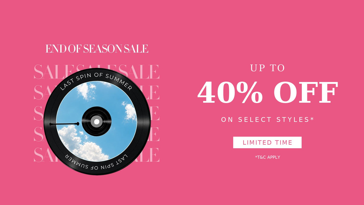 Sale — Up to 40% Off