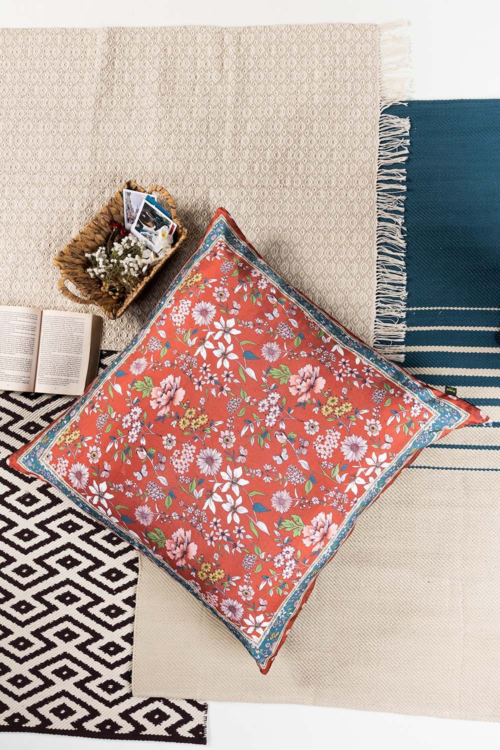 Autumn Digital Floor Cushion Cover
