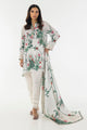 Stitched Embroidered Crepe Shirt