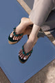 Dark Green Embellished Flats