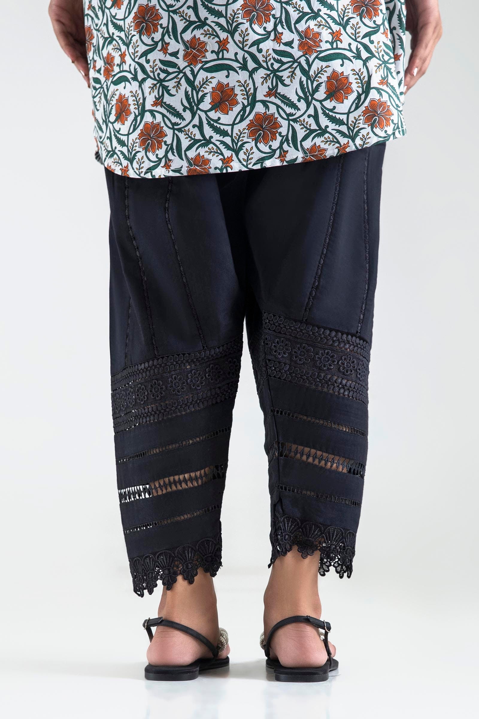 Stitched Black Shalwar