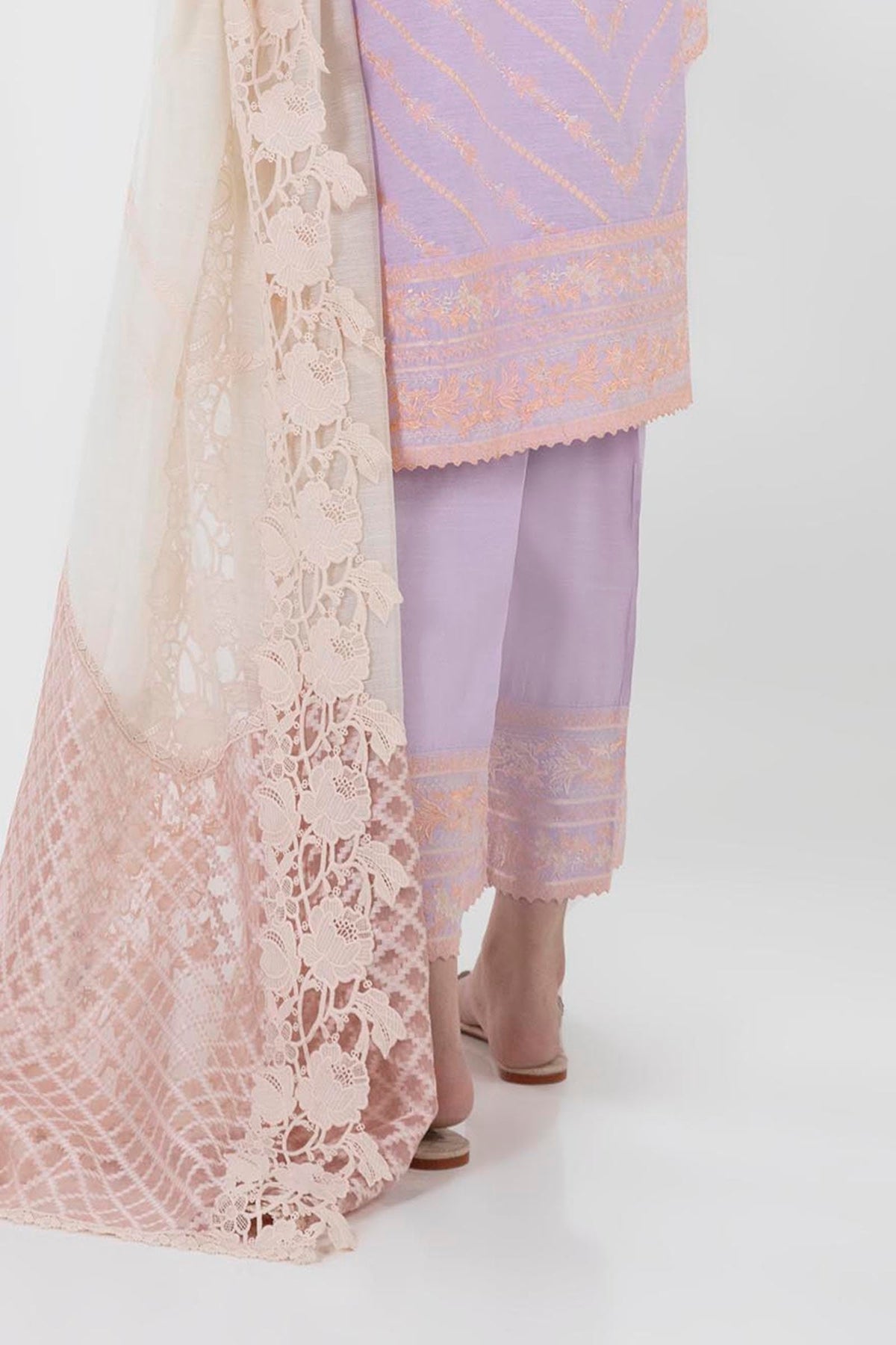 Stitched Purple Culotte