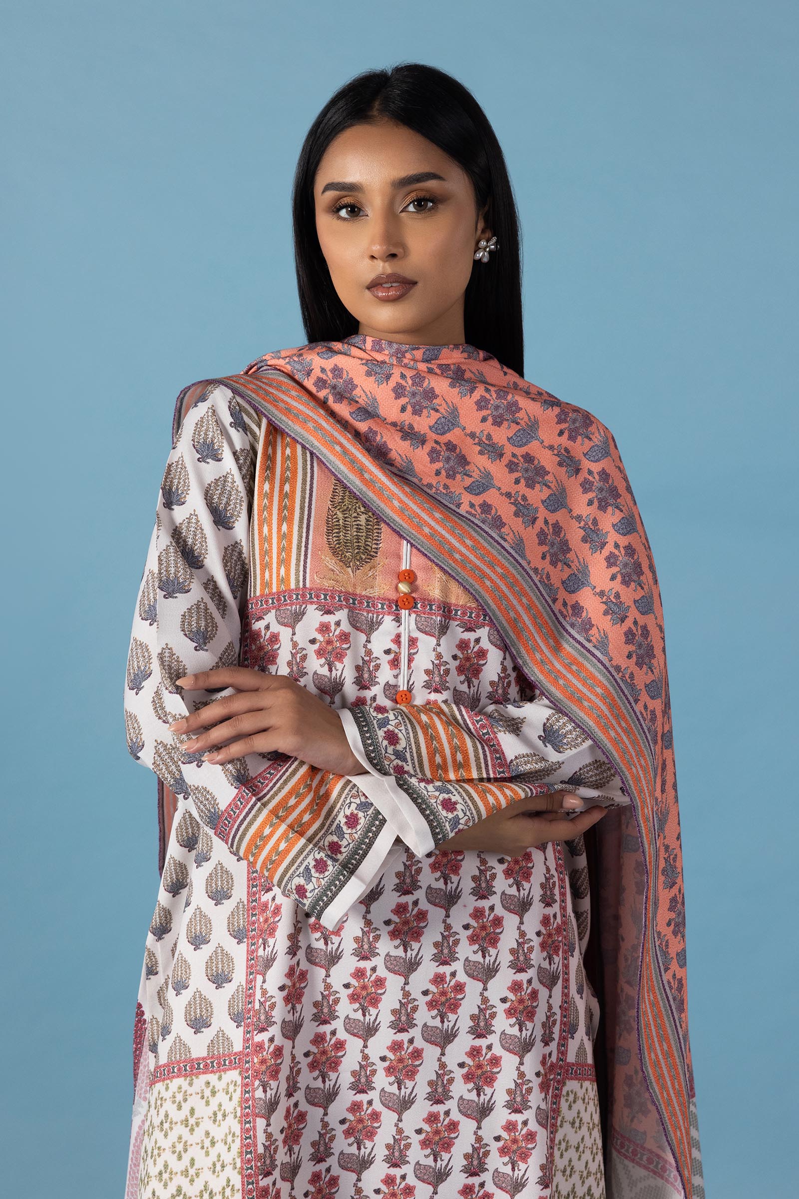 Stitched Shirt + Dupatta