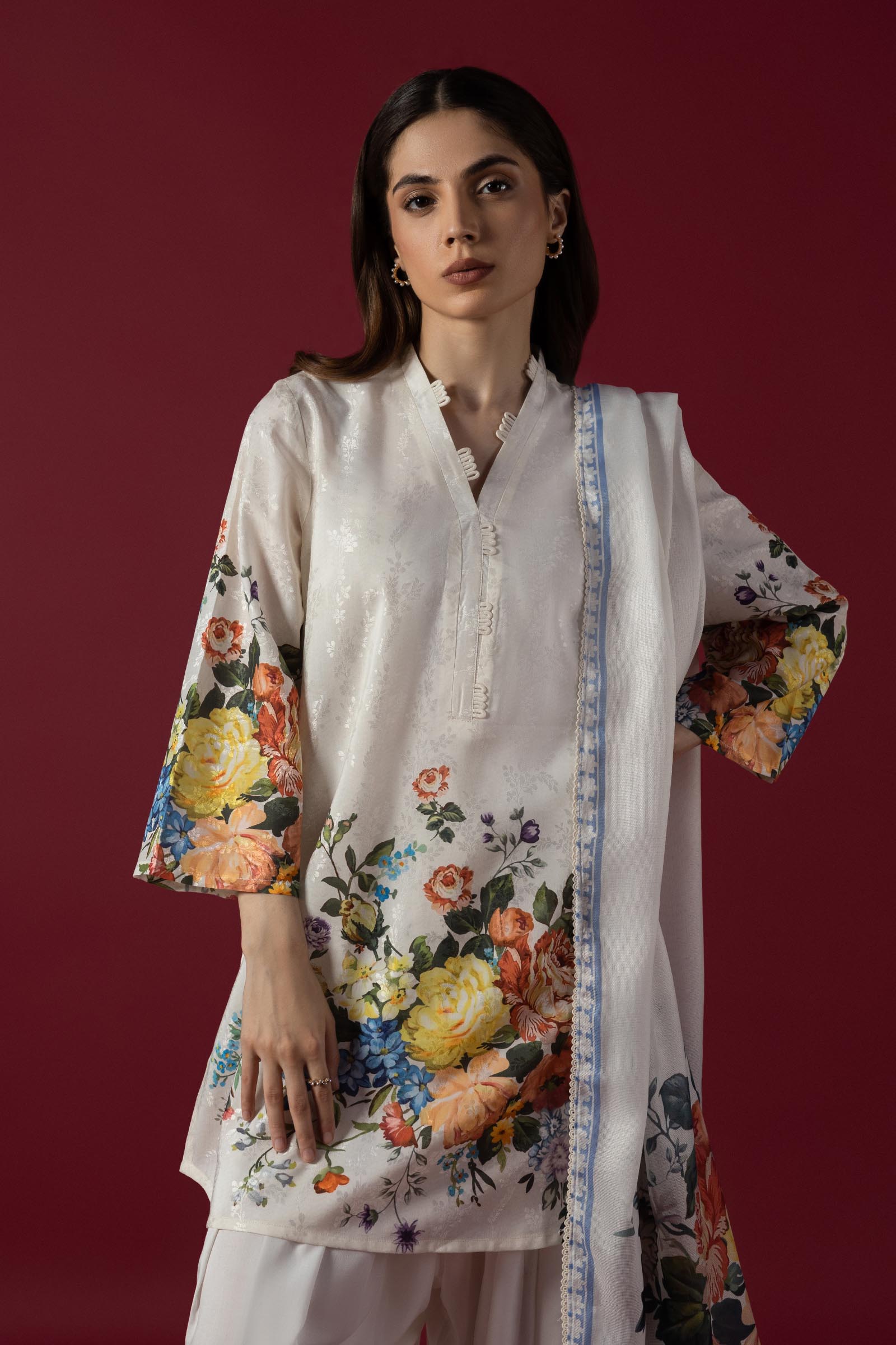 Stitched Viscose Shirt
