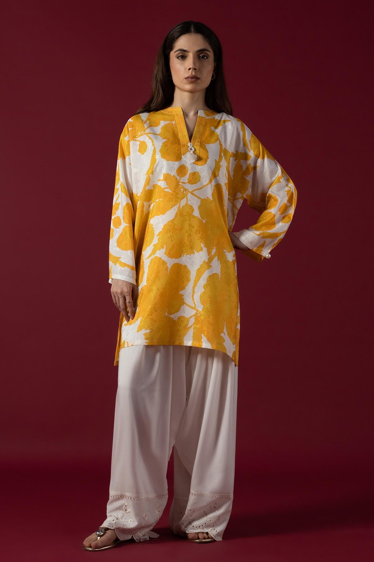 Stitched Viscose Shirt