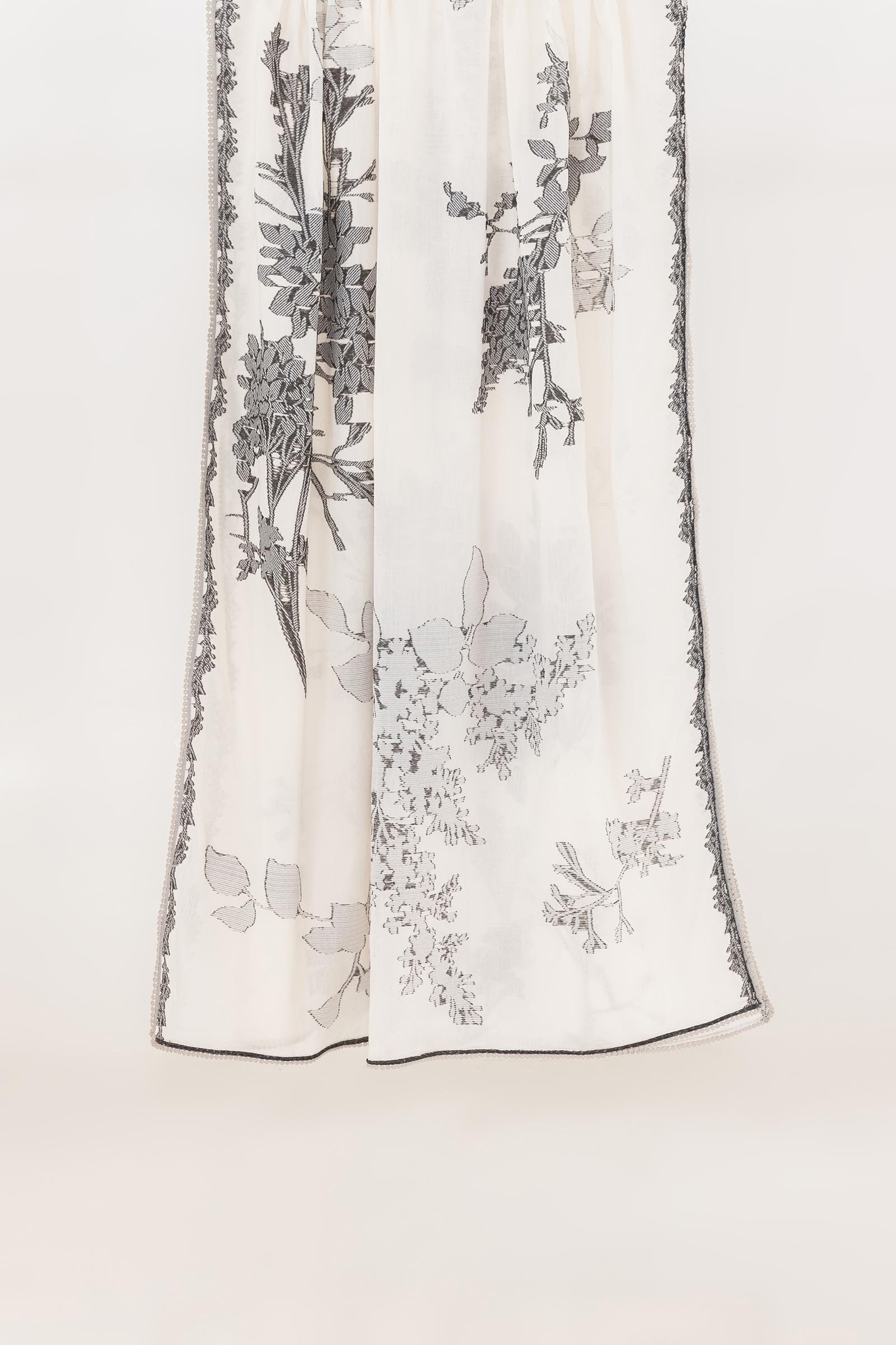 Stitched Jacquard Dupatta