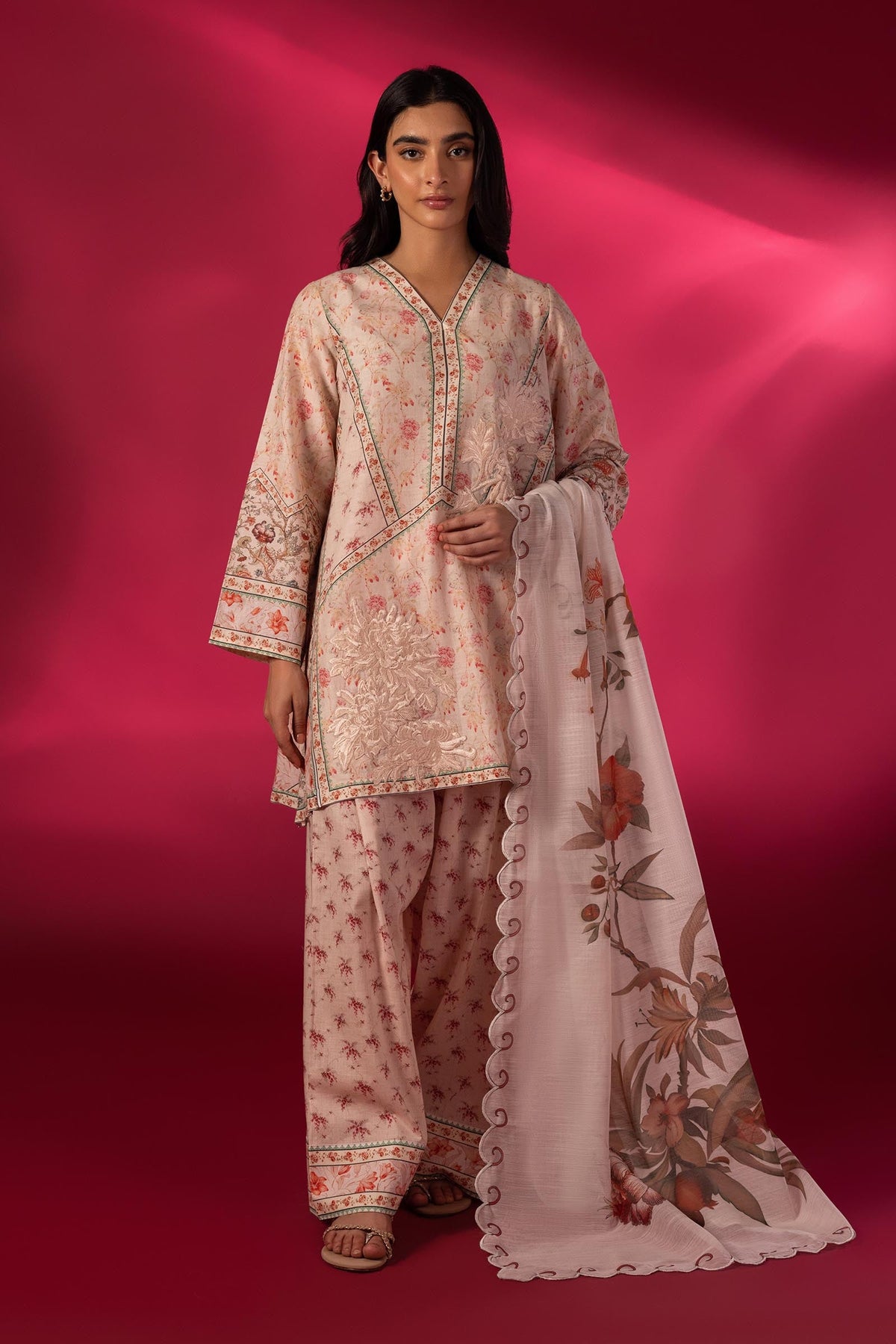 Stitched Digital Printed Monark Dupatta