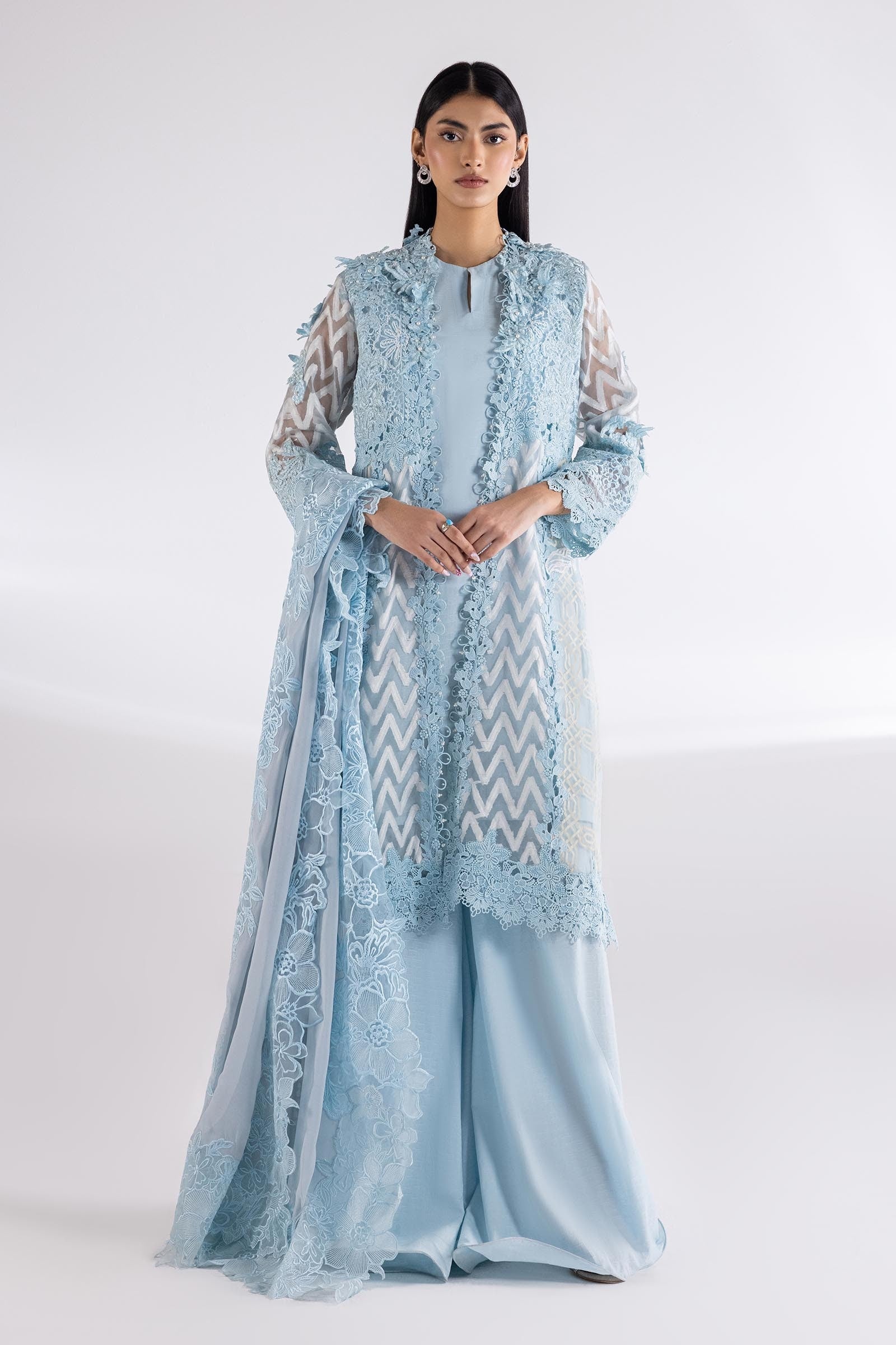 Stitched Exclusive Embroidered Suit