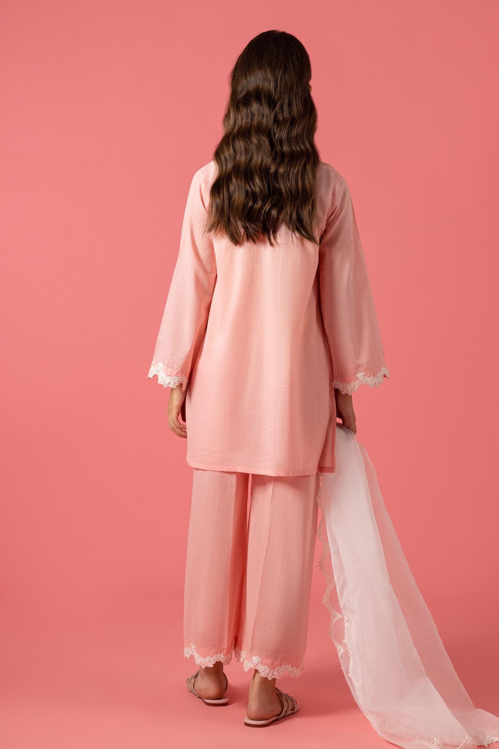 Stitched Kids Shirt + Culotte + Dupatta