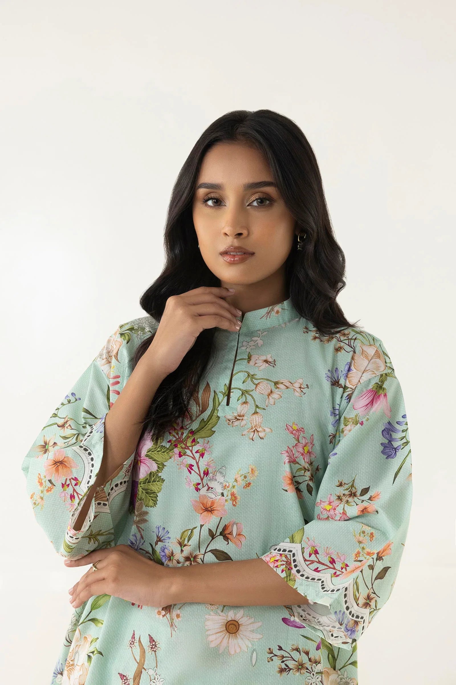 3 PC Embroidered Printed Suit