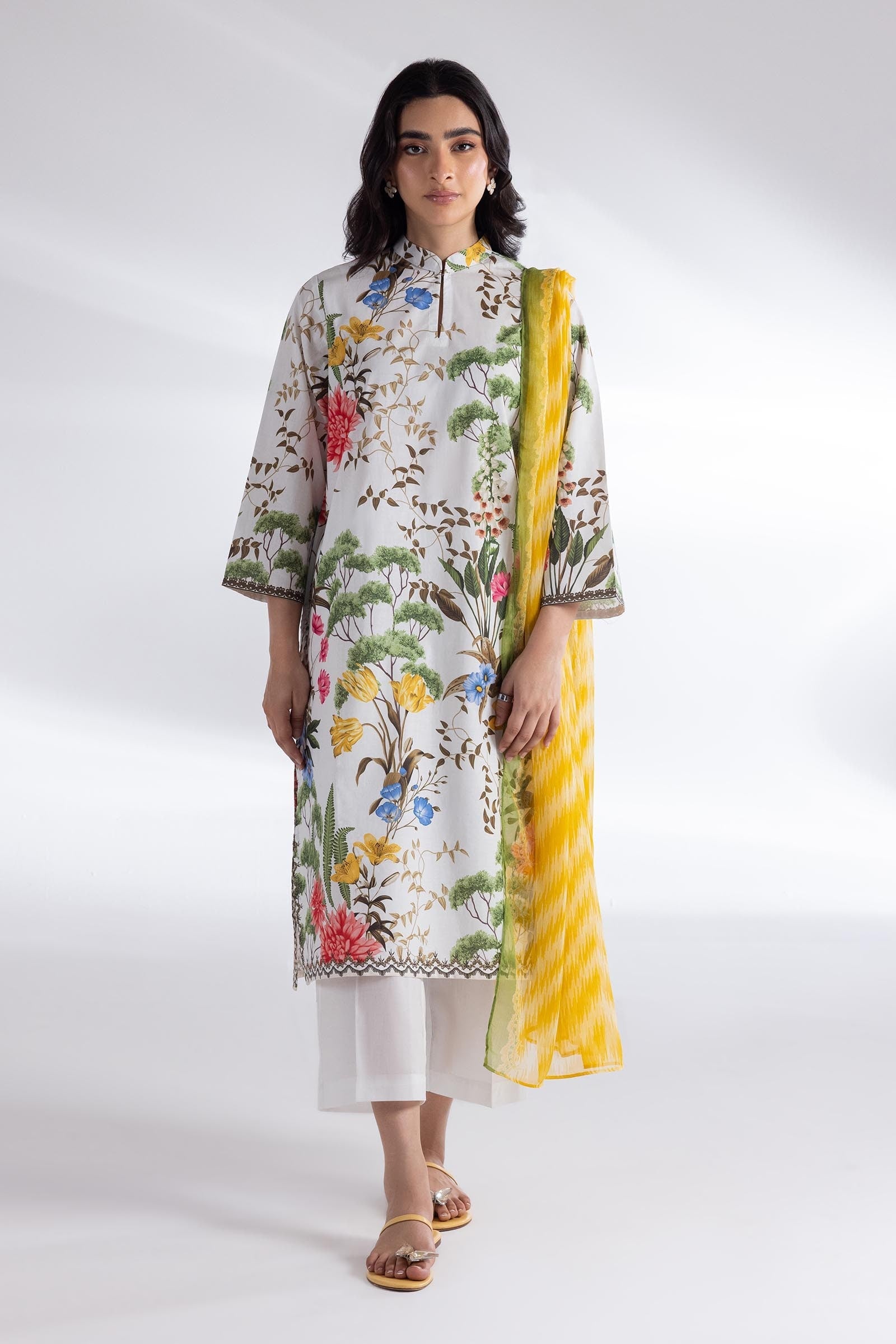 Stitched Lawn Suit
