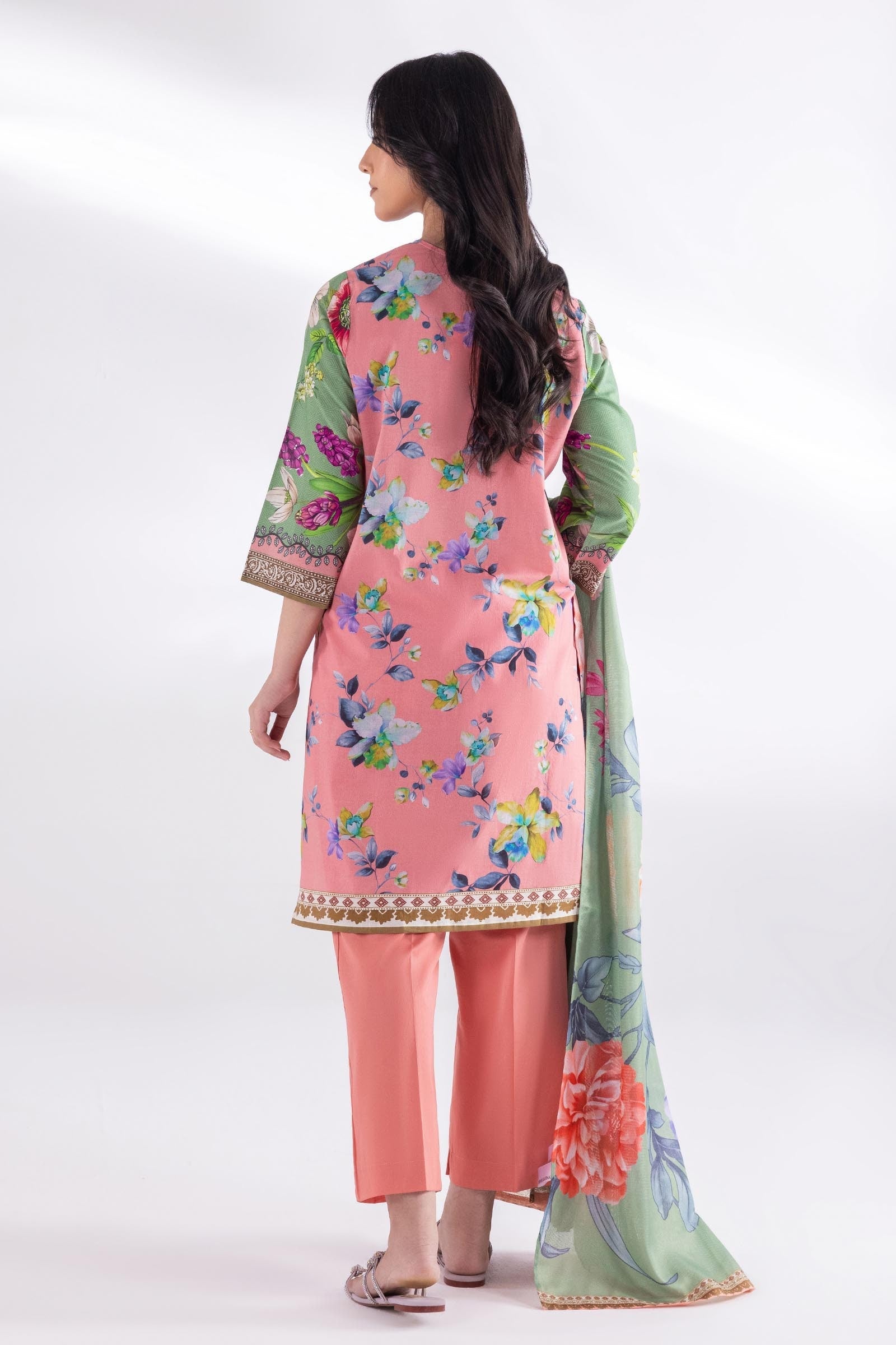 Stitched Shirt + Bottom + Dupatta